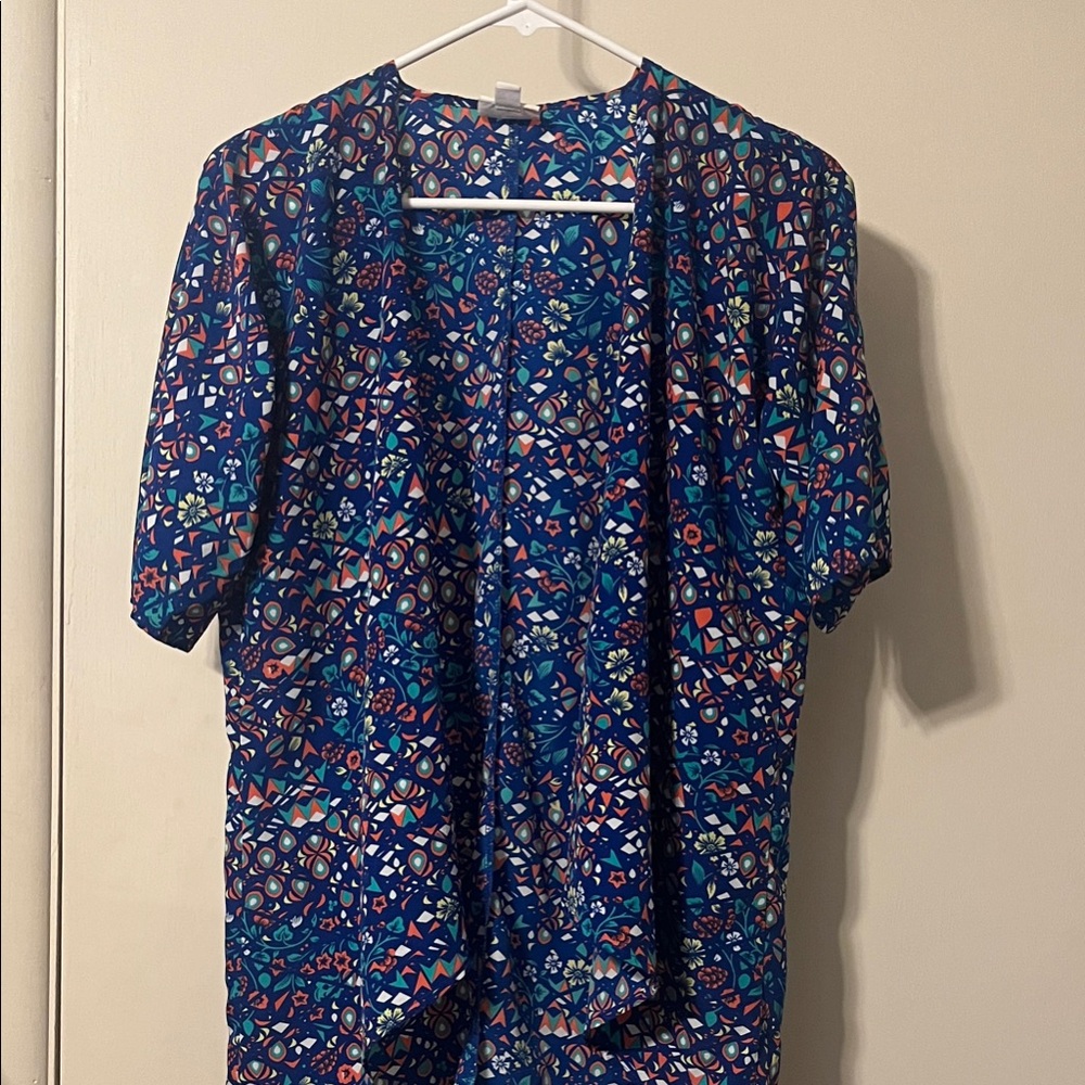 Lularoe Geometric Floral Cardigan